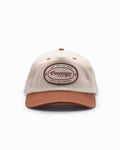 The Brand Cap – Off White / Brown